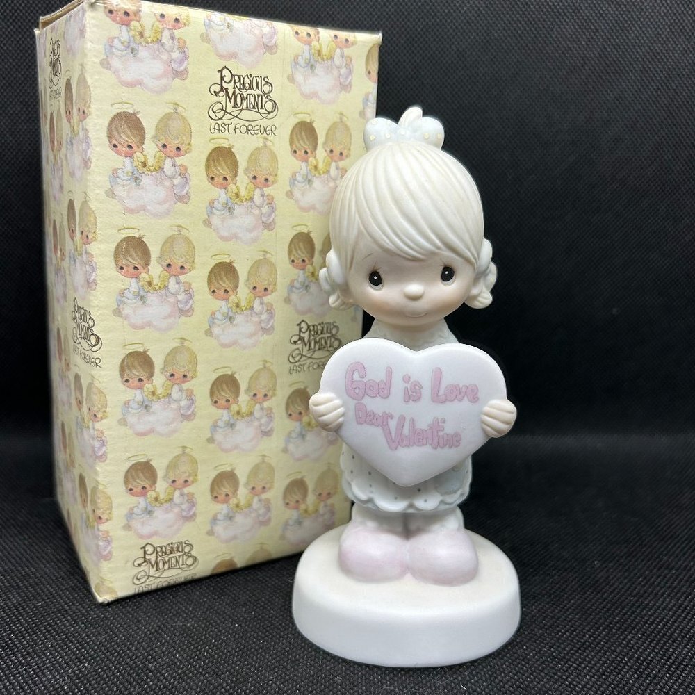 Precious Moments "God is Love, Dear Valentine" figurine